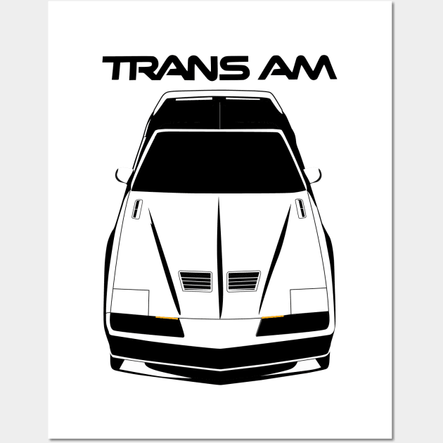 Firebird Trans Am 3rd generation - T-top Wall Art by V8social